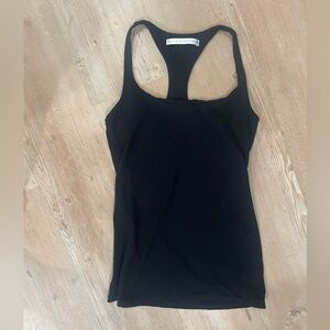 Susana Monaco Black Racerback Tank size medium